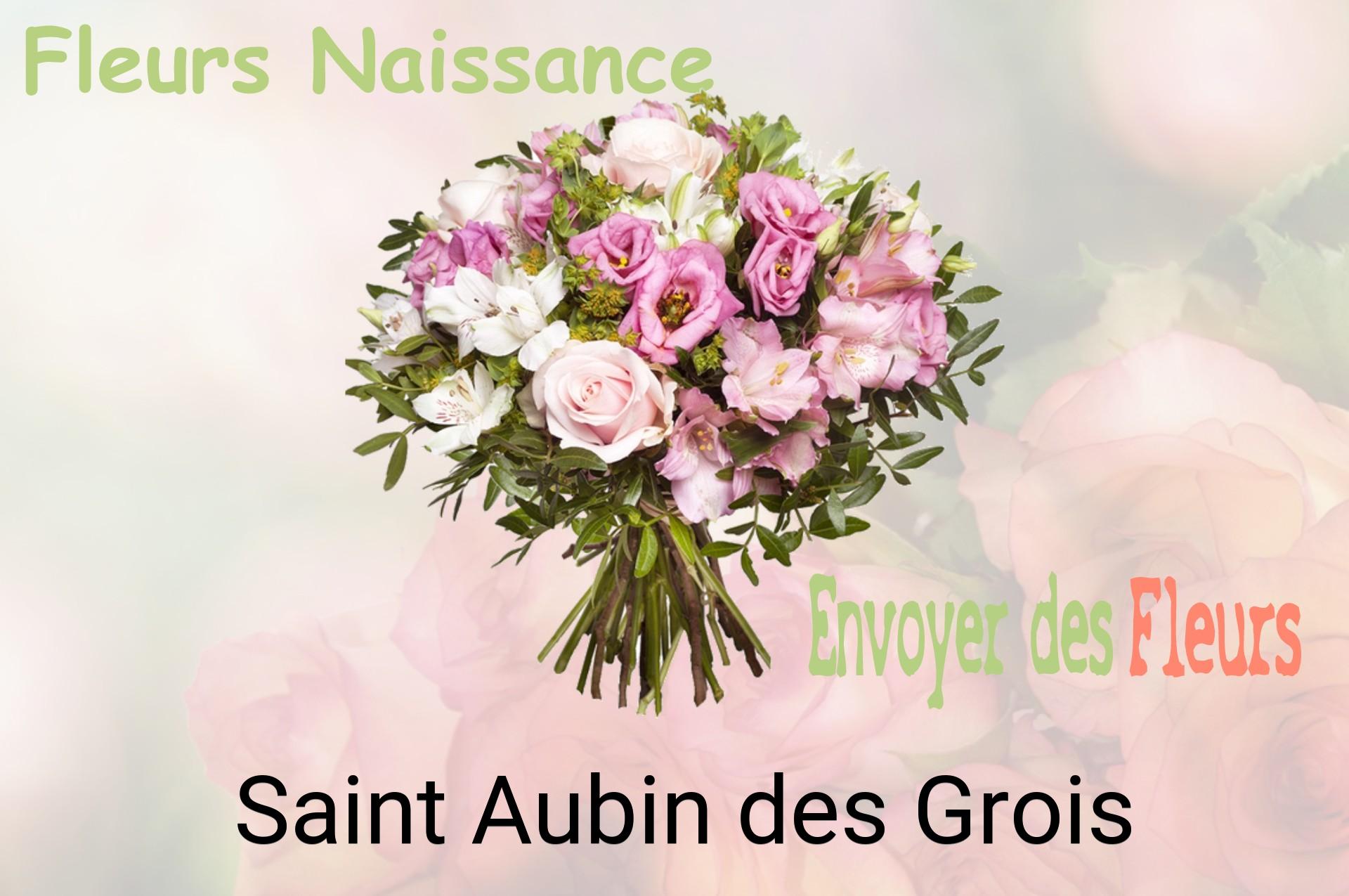 Bouquet de fleurs de naissance livré à Saint-Aubin-des-Grois